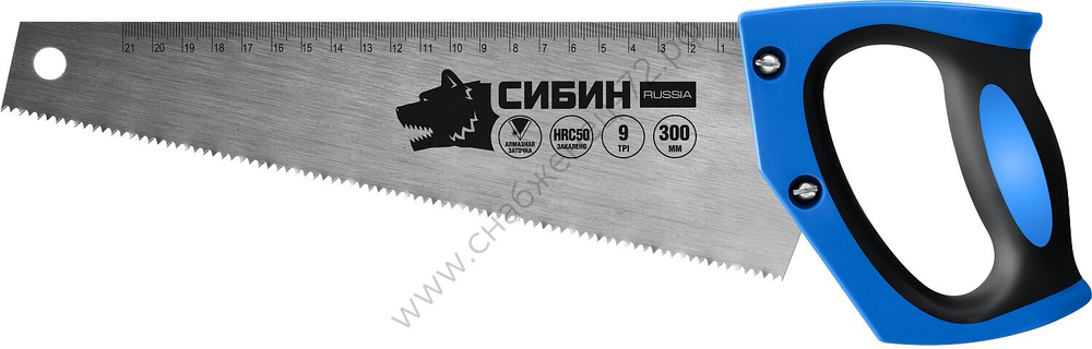 СИБИН 300 мм, Компактная ножовка по дереву (15056-30)