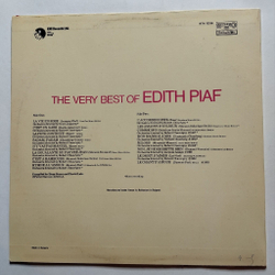 Винтажная виниловая пластинка LP Edith Piaf The Very Best Of (Болгария 1989)