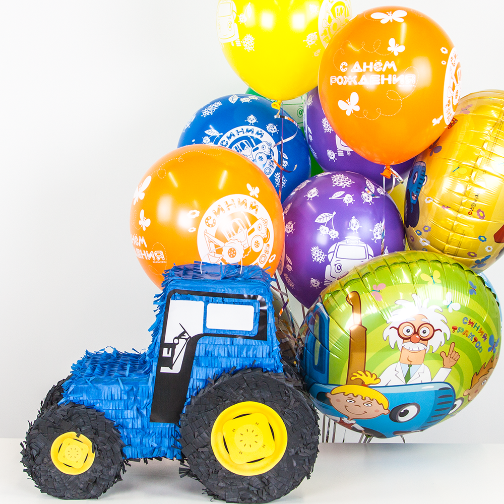 Пиньята «Синий трактор» 46*35*23 см