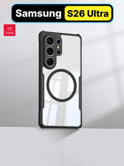 Чехол для Samsung Galaxy S26 Ultra c Магсейф противоударный с усиленными углами XUNDD