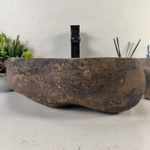 Каменная раковина из речного камня RS-05496 (46*40*15) 0861 из натурального камня