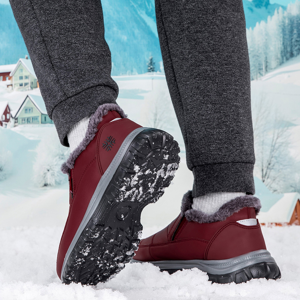 CHENGSHILUOTUO Middle Aged And Elderly Insulated Shoes Unisex