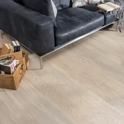 Инженерный паркет Coswick Дуб Белый Иней (White Frost) Шелковое масло