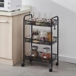 Тележка для ванной комнаты VAGN VIT, 26x44х63, черный