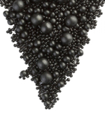 Шарики кранч Черный МИКС 100 гр.