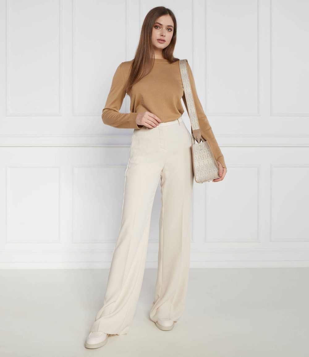 Хлопковый свитер feganasi BOSS BLACK - коричневый(50492551)