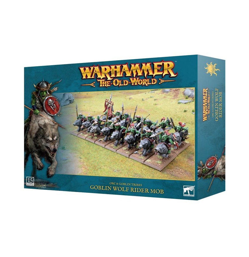 Warhammer The Old World - Orc & Goblin Tribes: Wolf Rider Mob