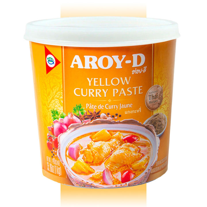 Паста Карри желтая Aroy-D Yellow Curry Paste 1000 г