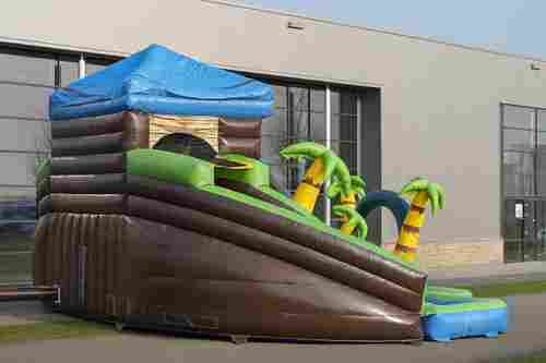 Надувной наземный аквапарк «Дворец»,11*7*5,2 м