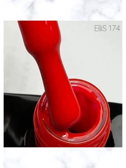 ElliS Гель лак для ногтей 174 красный