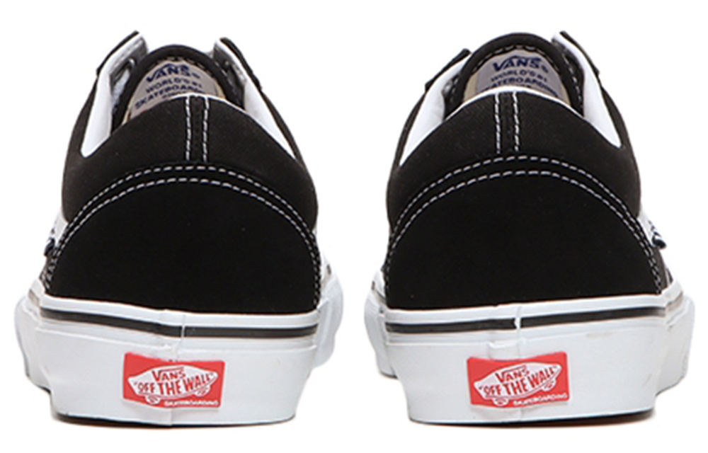 Vans Old Skool skate classics canvas classic wear-resistant low-top sneakers for men and women in the same style black and white