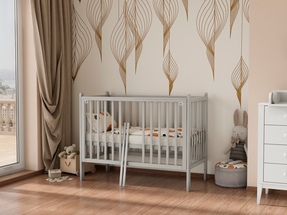 Детская кроватка Incanto Lika цвет серый