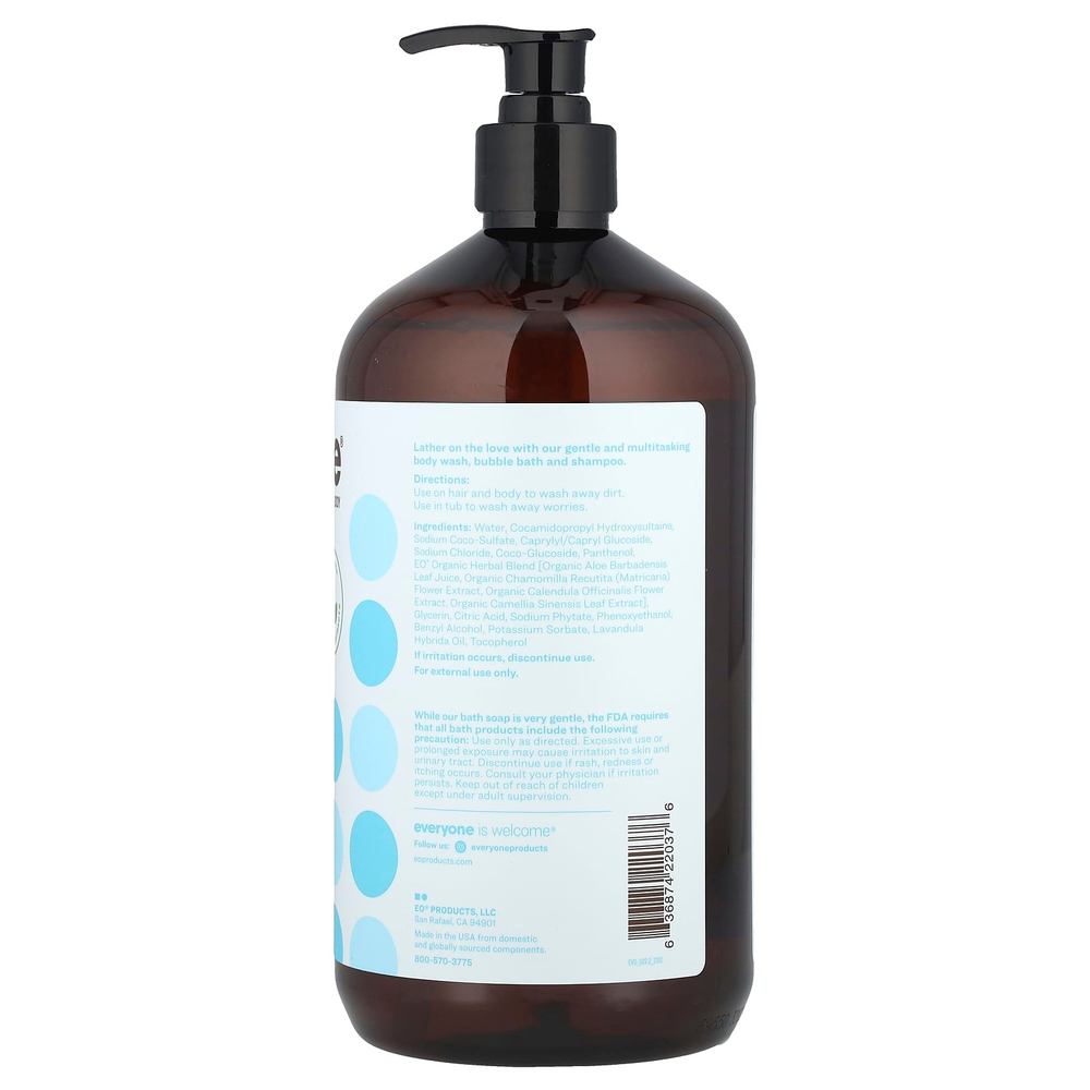 Everyone, гель-мыло 3 в 1, гель для душа, пена для ванны, шампунь, без запаха, 946 мл (32 жидк. унции)