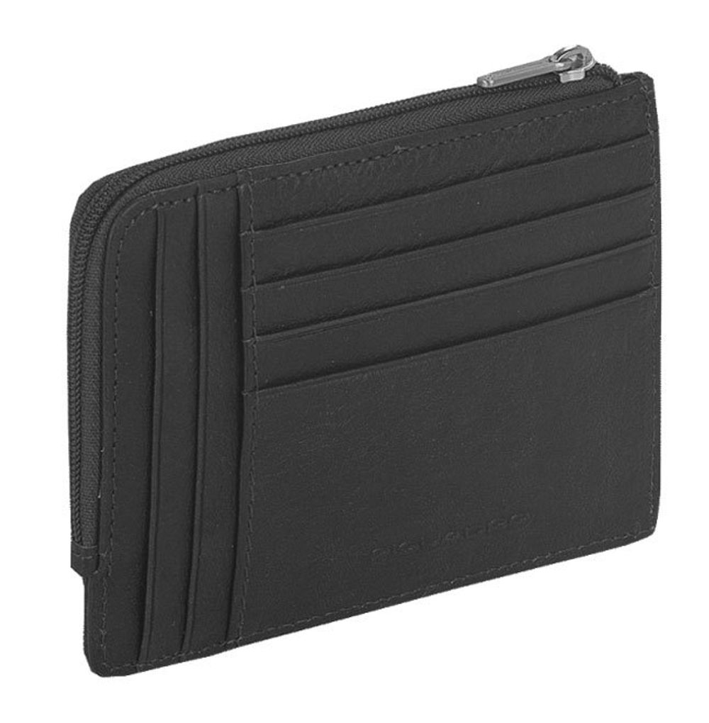 Чехол для кредитных карт Piquadro Vibe черный телячья кожа (PU1243VI/N)