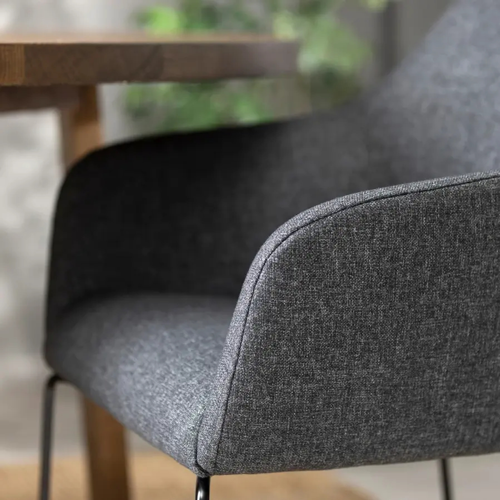 Стул - TOSSBERG IKEA/ТОССБЕРГ ИКЕА, 82х60х56 см, серый/черный