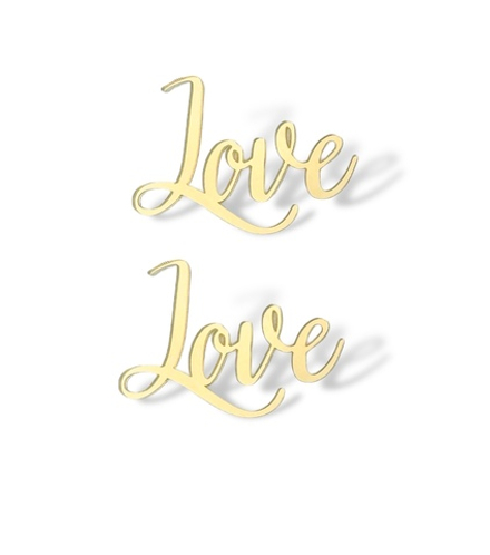 Топпер Мини надпись "Love" акрил (2шт в упак)