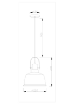 Подвесной светильник Moderli V1440-1P Felex