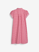 Платье школьное для девочки Next 877-215, Красный, Белый