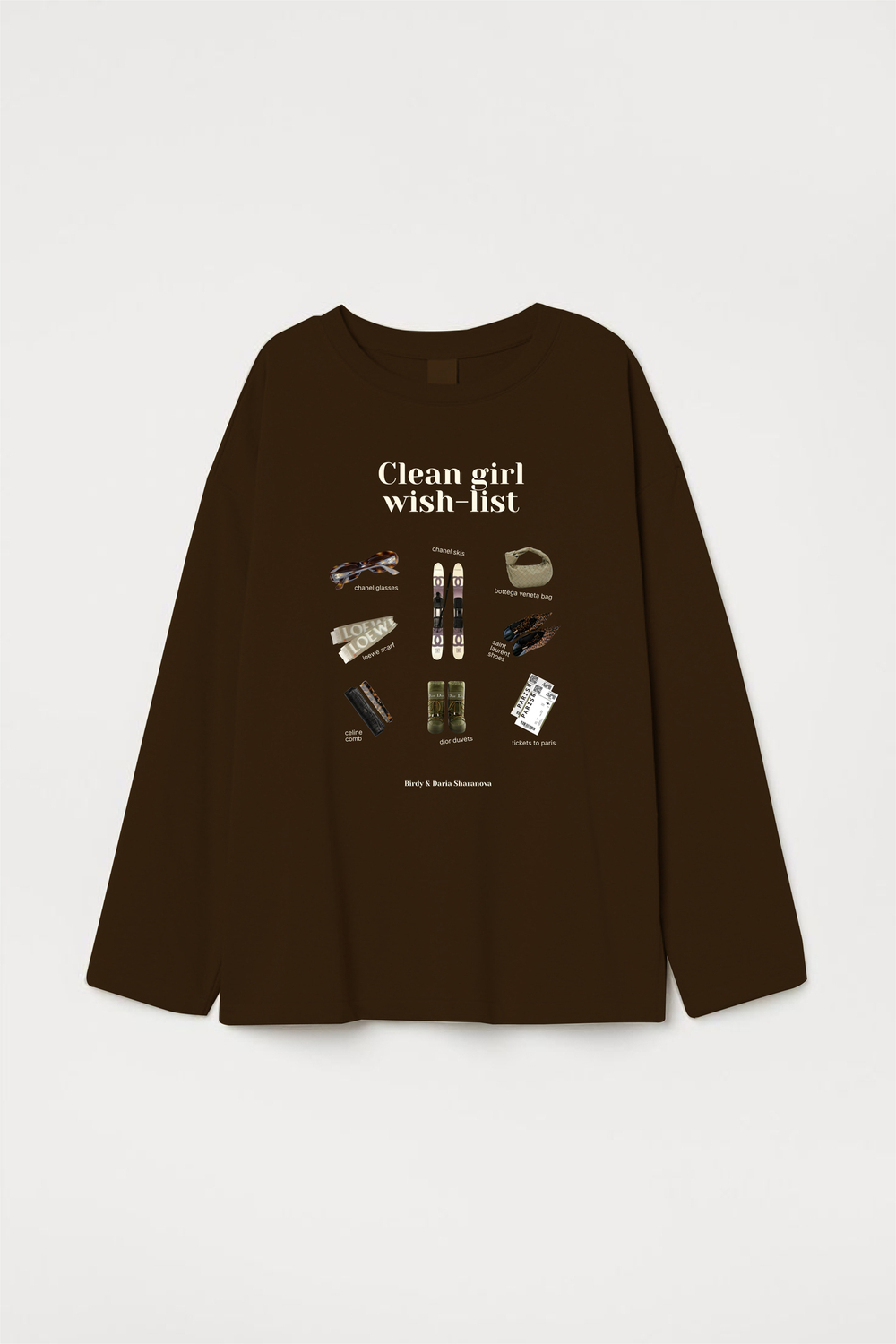 Лонг CLEAN GIRL | шоколад