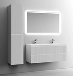 Тумба подвесная SANCOS Snob T 1195х445х500, c двумя ящиками оснащенными доводчиками, Bianco, арт.SNT120W