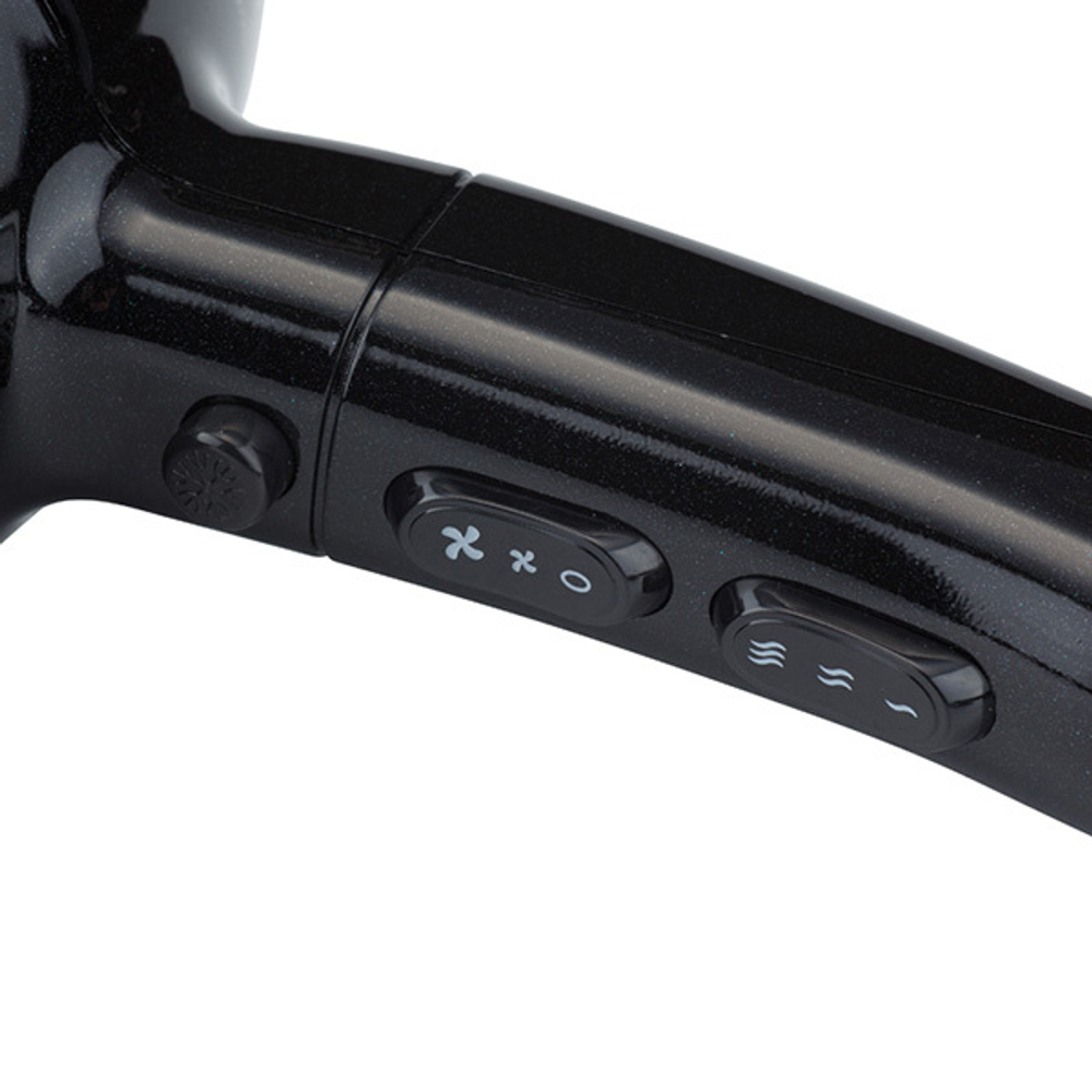 Фен для волос 2000Вт Dewal Beauty YumMy HD1000-Black