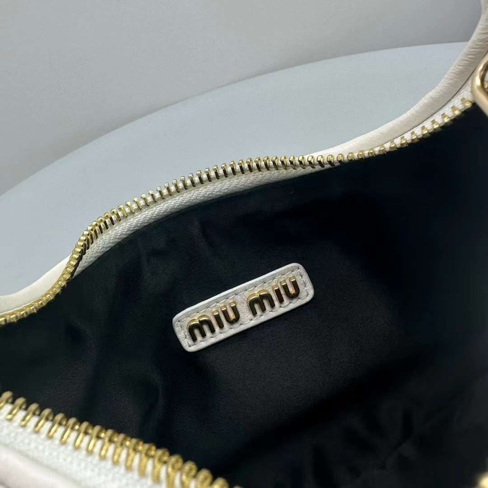 Miu Miu Wander matelassé mini hobo bag