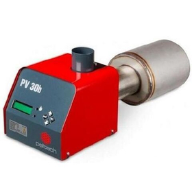 Пеллетная горелка Pelltech PV 30b+ (с пневмоотчисткой и датчиком тяги)