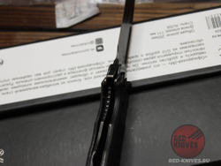 Складной нож тактический НОКС "Офицерский-2М" Black 320-589404 c клинком из стали AUS-8, рукоять G10