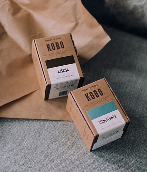 Hashish, свеча Woodblock, Kobo Candles