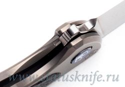 Нож Широгоров Флиппер 95 S30V накладка карбонфотография - 7