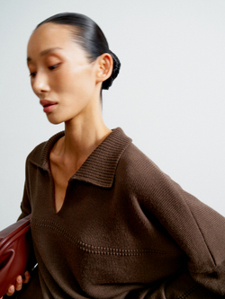 Джемпер ANDREA, шоколадный