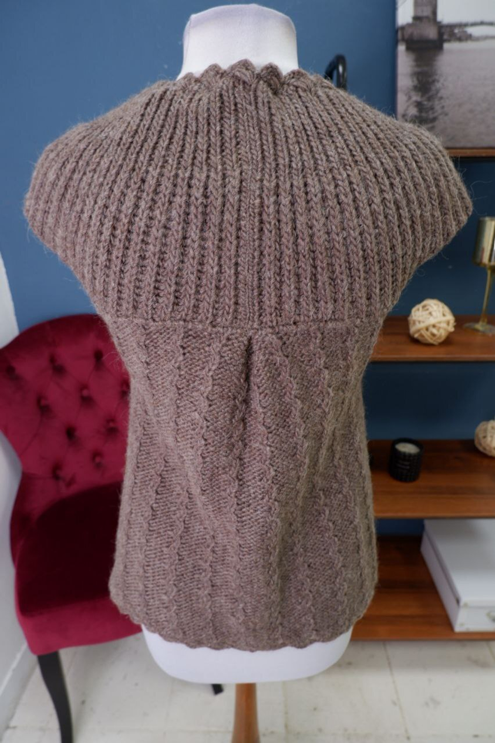 Жилет An'ge вязаный 44 размер