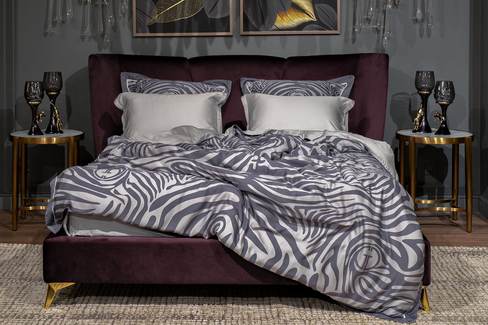 Пододеяльник 145x210 Garda Decor Саванна серый