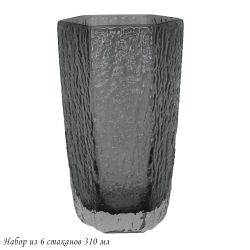 Lenardi 583-019 Набор из 6 стаканов 310 мл в под.уп.(х4)Стекло