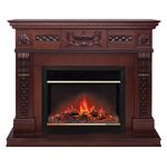 Каминокомплект Real Flame Corsica Lux 25,5/26 AO с очагом Moonblaze Deluxe Brass