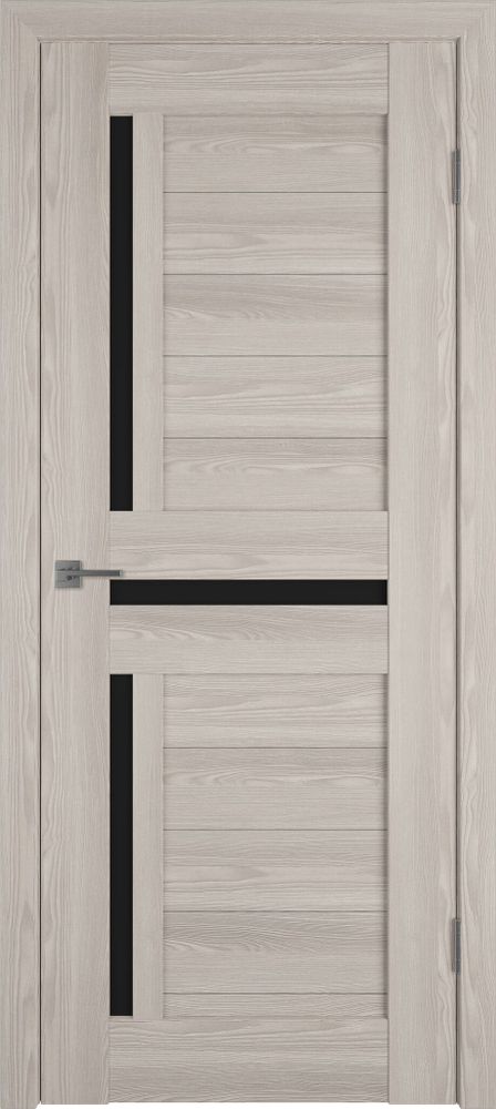 Дверь Line 16 / Cappuccino P / Black Gloss / Владимирские двери
