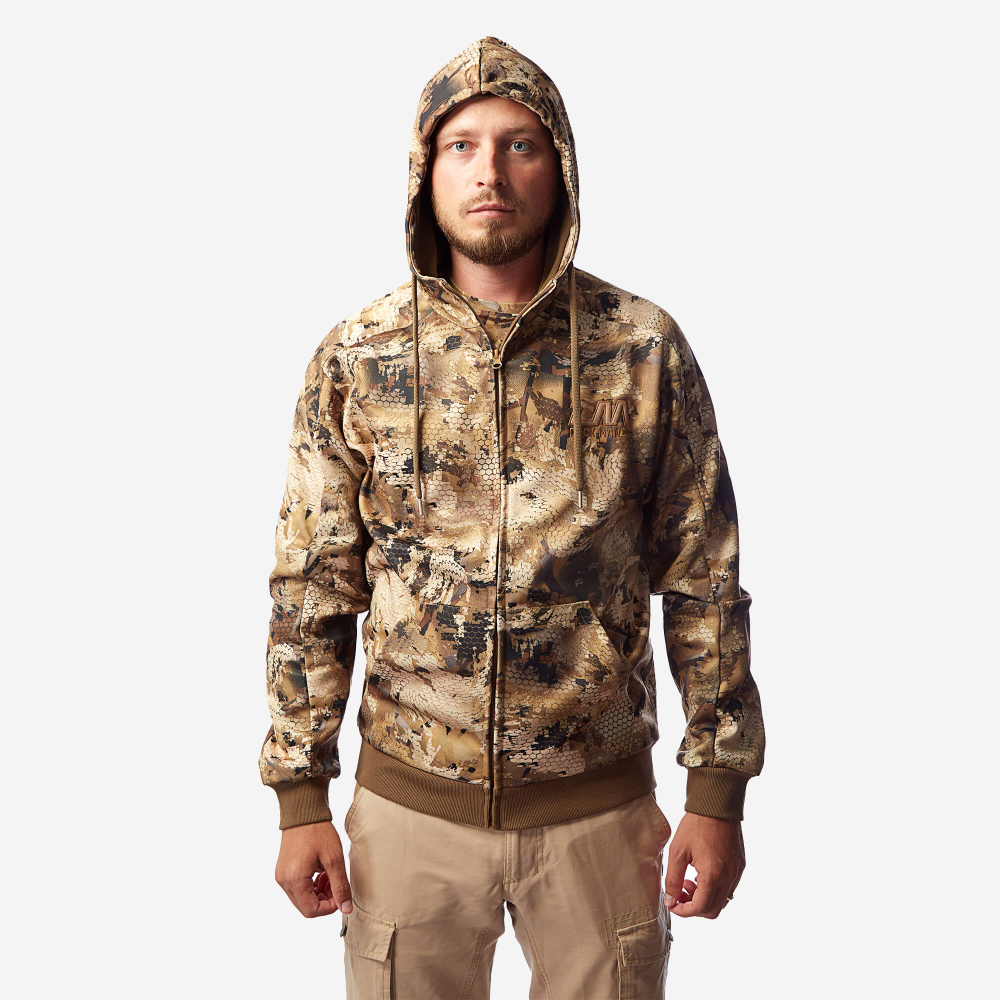 Худи (толстовка) на молнии на молнии "2Sides" цвет COMB