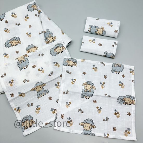 Комплект муслиновый, Барашки