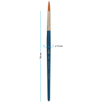 Кисть художественная синтетика Гамма "Галерея", круглая №9, короткая ручка