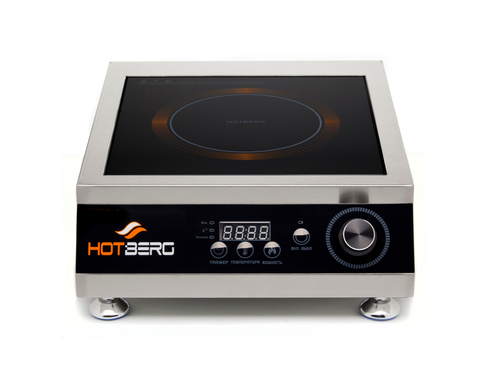 Плита индукционная Hotberg DB3500X-33, 3500 Вт. Без импульсная