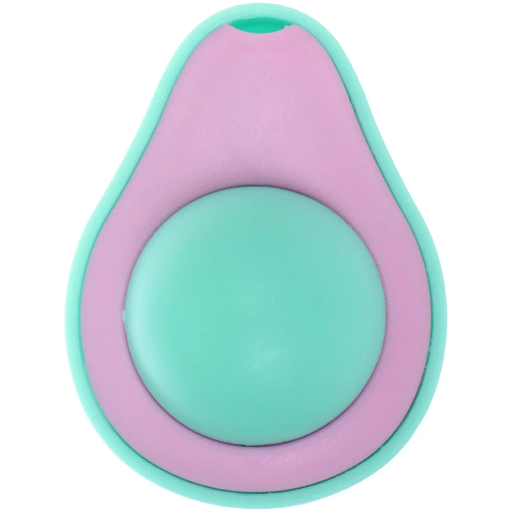 Игрушка для кошек мячик «Счастливый хвост!», цвет фиолетовый/зеленый, 6*4,6см