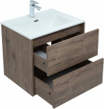 Тумба с раковиной Aquanet Lino 287541 60 (Flat) дуб веллингтон
