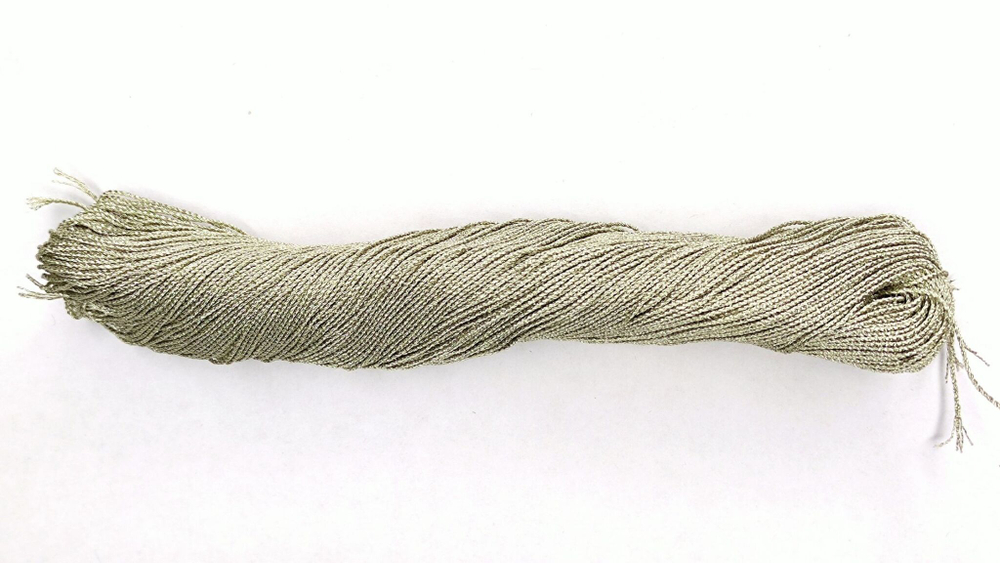 Шнур золото зеленое 6 сложений 0,8мм