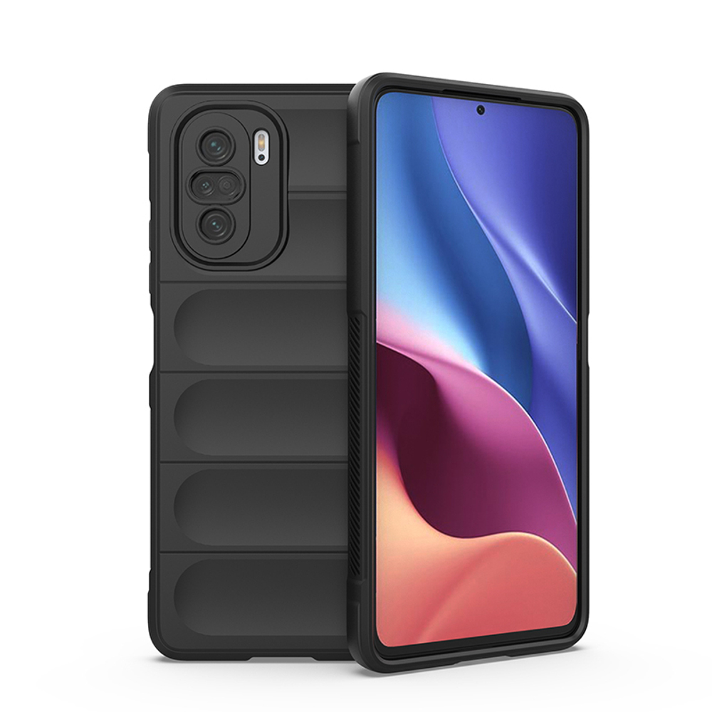 Противоударный чехол Flexible Case для Xiaomi Poco F3