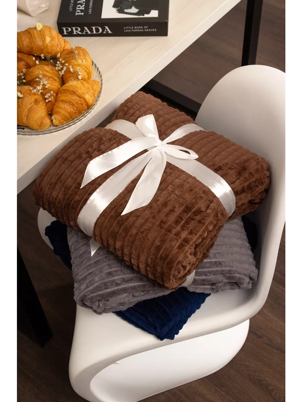 Плед евро 200х220 для дивана и кровати