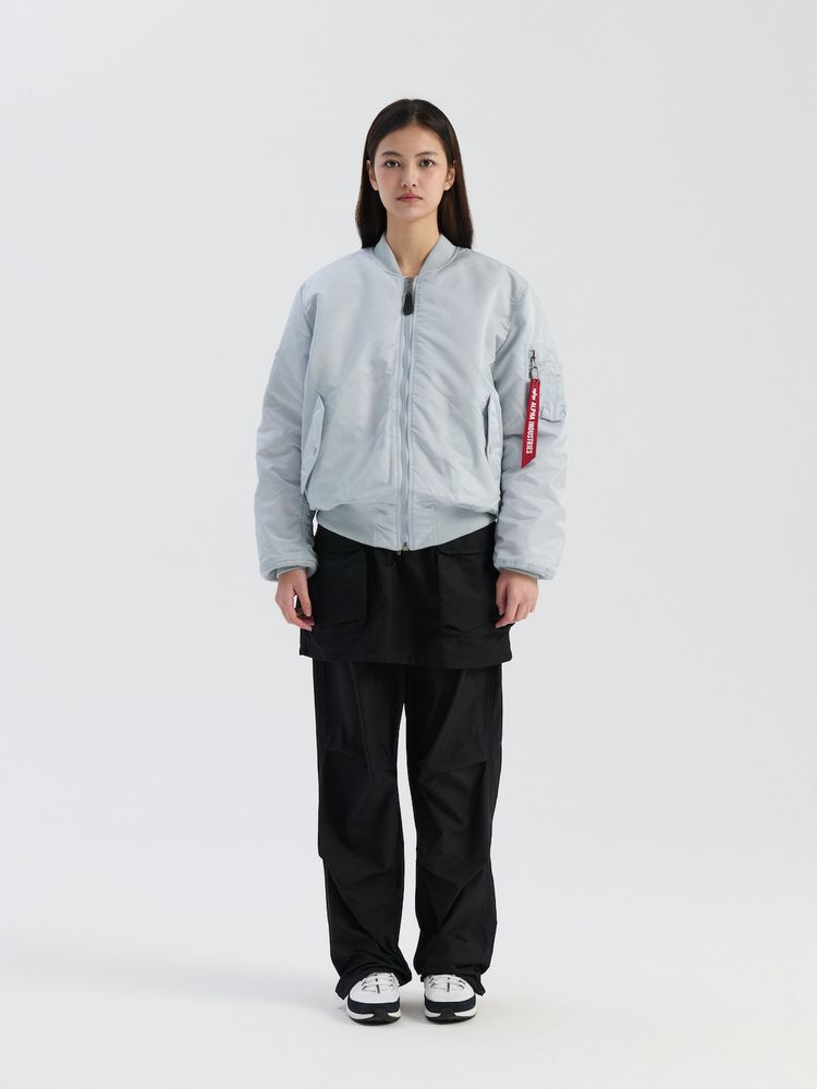 Бомбер Alpha Industries MA-1 Mist (Серо-голубой)
