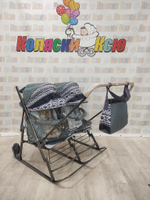 Санки-коляски для двойни Galaxy близняшки Финляндия черная