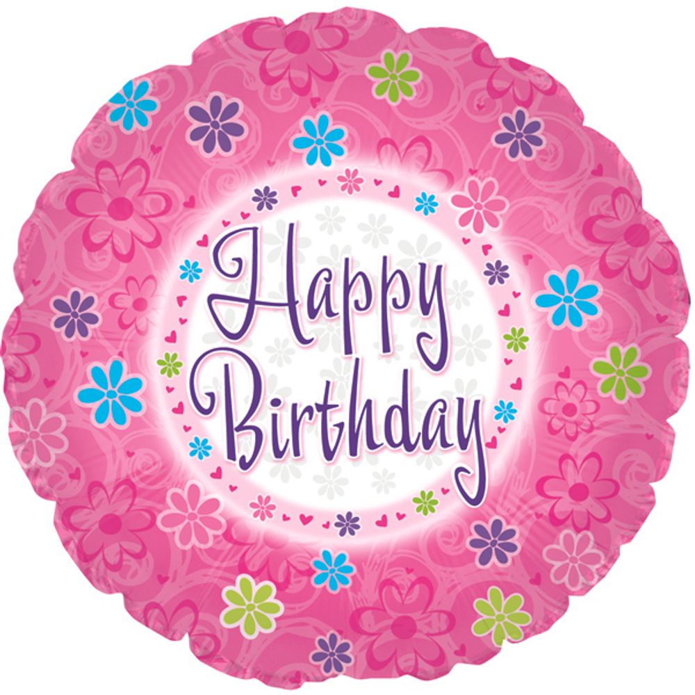 CTI 18&quot; Круг Happy Birthday СДР