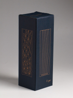 Ваза «Бритт», полосы, 24×8 см, стекло, прозрачная