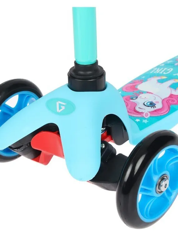 Cамокат GRAFFITI «Пони», колёса PU 120/80 мм, ABEC 7